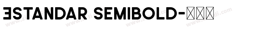 Estandar SemiBold字体转换